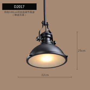 Industrial Style Iron Art Restaurant Pot Lid Hanging Lamp American Retro Creative Milk Tea Shop Hot Pot Cafe Bar Counter Light