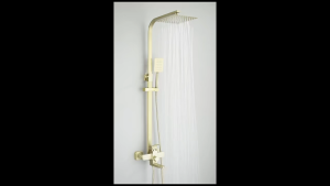 3 in 1 304 Stainless Steel Hot and Cold Shower Set for Bathroom Rainshower Set with Faucet 2 Way Double Source
