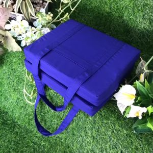 เบาะรองนั่ง 3 สี กากี พับกลาง เน้นพกพาสะดวก มี เบาะรองนั่งสมาธิ