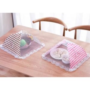 1PC Portable Umbrella Style Food Cover Anti Mosquito Meal Cover Lace Table Home Using Food Cover Kitchen Gadgets Cooking Tools