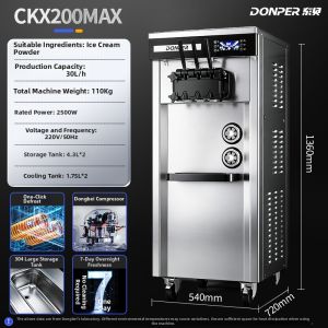 Commercial Automatic Ice Cream Machine