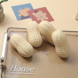 All Ages Peanut Squeeze Stress Relief Toy Elastic Fidget Toy for Kids Adults Hand Exercise Anxiety Relief Home Office Travel