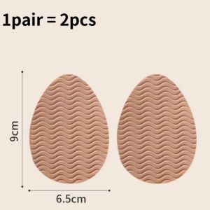 1Pair Rubber Shoe Sole Protector Wear-Resistant Non-Slip Forefoot Shoes Mat Self-Adhesive Sole Protector Rubber Pads Cushion