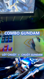 Bàn di chuột cỡ lớn lót chuột INPHIC khổ 30x70 in hình Gundam - Phong cách Mecha Chất liệu cao cấp chống nước bo viền bền bỉ