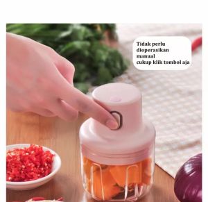 Blender Mini Pink Portabel Elektrik Tanpa Kabel / Mini Coper 250ml