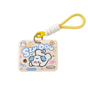 Practical Cute Pet Student Photo ID Card Holder with Cover and Lanyard SH507