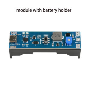 Lithium Battery Charge Discharge Boost Module Type-C 3.7V to 9V 12V Adjustable Step Up Voltage Regulator Integrated Board 2A
