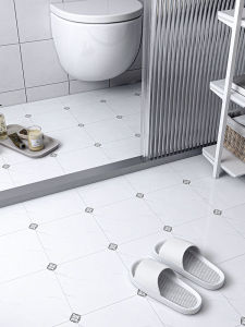 Nhựa PVC Chống Thấm Nước Dán Sàn Nhà Vệ Sinh Chống Trượt Chống Mài Mòn Dễ Dán Trang Trí Hiện Đại Đơn Giản Không Thể Tùy Chỉnh