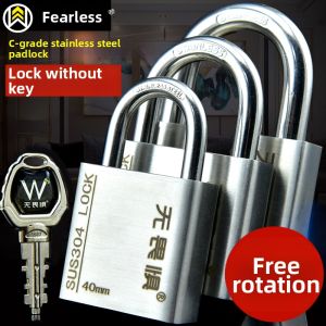 WUJUWEI | Weatherproof Rustproof C Class Stainless Steel Padlock