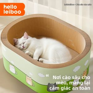 HELLOLEIBOO | Seasonal All-Weather Durable Cat Scratching Board Cat Bed
