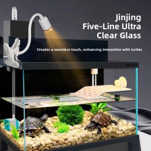 BESSN | Above-Filter Turtle Aquarium Ecosystem Decoration Set