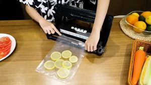 PROMO TERBARU Mesin Vakuum Sealer Fresh / Penyegel / Pembungkus / Perekat Makanan Food ( Gratis 10pcs Plastik Embos )