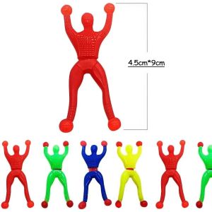 *10/100Pcs Novelty Sticky Wall Climbing Climber Men Kids Boy Birthday Party Favors Supplies Pinata Fillers Treat Bag Gifts