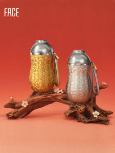 FACE | Aesthetic Peanut Design Insulated Titanium Cup
