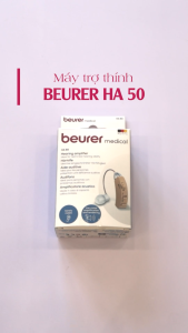 Máy Trợ Thính Không Dây Beurer HA50 Nhập Khẩu Đức Hàng Chính Hãng Bảo Hành chính hãng