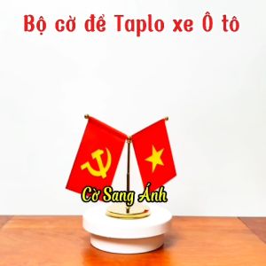 combo Bộ cờ để taplo xe oto Loại cắm 2 cờ Các Nước Tùy Chọn