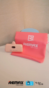[ CCC ] Remax Power Bank RPP-632 / RPP-633 Pink Set ชุดเซ็ตรวมสีชมพู แบตสำรอง ไซส์เล็ก กระเป๋า PU มีประกันศูนย์ไทย มาตรฐาน มอก.