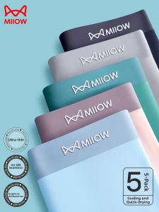 MiiOW | Ice Silk Summer Light No Marks Anti Bacterial Mens Boxers Large Size