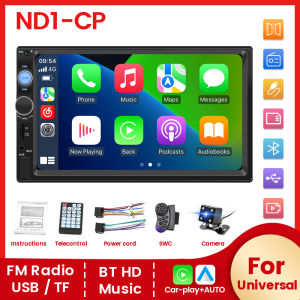 NaviFly ND1 2 din Car Radio 7" HD Carplay Android Auto Autoradio Multimedia Player Touch Screen Auto audio Car Stereo MP5 USB