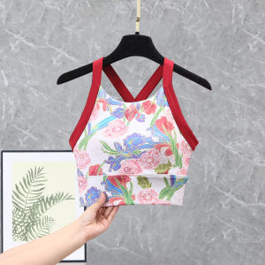 2025 New Sport Yoga Shockproof Quick Dry Set Womens National Style Print One Piece Sport Yoga Clothes Tight Fit Long Pants