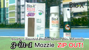 (Value Pack) Bio-X Mozzie Handspray 100ML With Refill Pack 300ML (Mosquito Repellent)