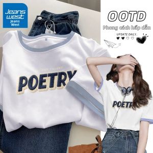 Jeanswest | Áo Thun Bông Đối Chiếu Màu Sắc