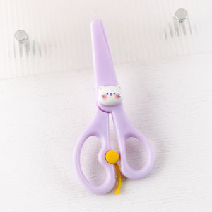 Cartoon Paper Scissors for Children Cute Girly Heart-safe Non-hurt Paper Scissors Multifunctional Student Handmade Knife