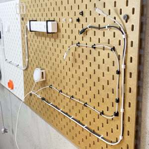 Wire-Wrap Board Line Cable Clamp Line Bracket Buckle Wire Storage Line Cord Manager Line Organize Folders