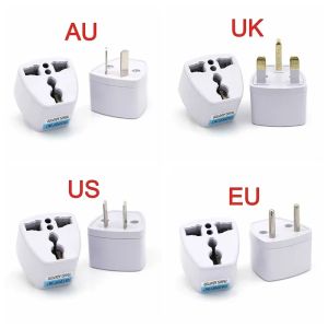 1PC Universal US UK AU to EU Plug USA to Euro Europe Travel Wall AC Power Charger Outlet Adapter Converter 2 Round Pin Socket
