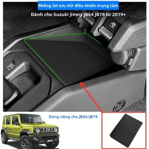 Hộp Đựng Đồ Trung Tâm Xe Hơi Bằng Silicon Chống Trượt Dành Cho Suzuki Jimny 2019+ JB64/JB74 Tương Thích Với Hộp Để Tay