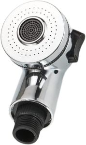 หัวฝักบัวอาบน้ำ2ฟังก์ชั่นหัวสเปรย์แบบมีด้ามจับหัวก๊อกเปลี่ยนหัวฉีดพ่นสำหรับอ่างล้างจานอ่างล้างมือเตียงเสริมสวยแชมพูที่แนบมาในก๊อกอ่างอาบน้ำหัวฉีดโครเมี่ยม