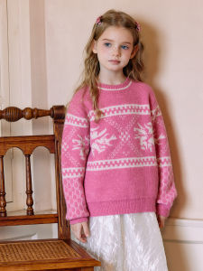 Little Naive | Winter Red New Year Children Sweater