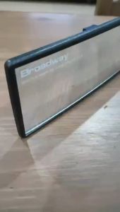 🪞 NAPOLEX BROADWAY Blue White Convex Flat 270mm 300mm Wide Car Rear View Mirror Clip Interior Install Easy Safe Drive