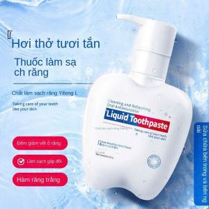 Kem đánh răng trắng răng LIQUID TOOTHPASTE - LIQUID TOOTHPASTE giảm ố vàng loại bỏ cao răng chống hôi miệng