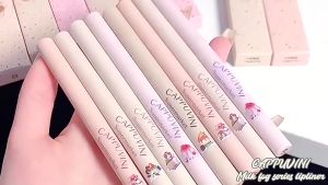 【COD】Cappuvini Lip Liner Lipstik Matte Lipstik Nude Lip Liner Matte Lip Liner Cup Antilengket -💞Margot