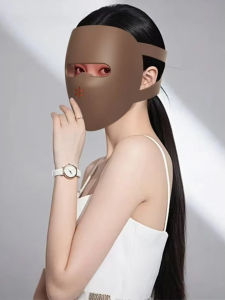 4 Colors Led Face Care Advanced Flexible Silicone Leather Photon LED Light Face Mask Portable LED Face Therapy Device for Acne Relief  Wrinkle Reduction & Glowing Skin