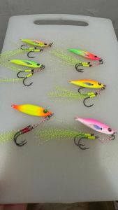 Umpan metal jig + assist glow handmade terbaik