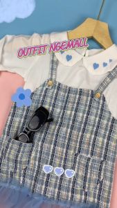 Bayi - 5 TAHUN | Han So-Hee Dress Korea - Dres Fashion Baby Korean Dress Tutu Anak Perempuan Overall Gaun Pesta