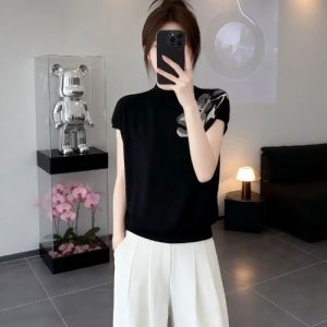 Áo Thun Thêu Thiết Kế Giảm Cân Elegance