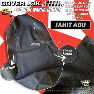 KULIT JOK MOTOR VARIASI TERBARU KOMBINASI LIST KARBON ELEGAN MEWAH!!!