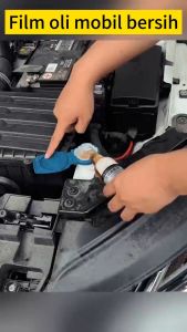 Pembersih Film Oli Kaca Mobil 180ML Pembersih Jamur Kaca Mobil Penghilang Noda Air untuk Permukaan Kaca Mengembalikan Kejernihan Kaca dengan Mudah Pembersih Kaca Depan Mobil Pembersih Kaca Jendela Rumah