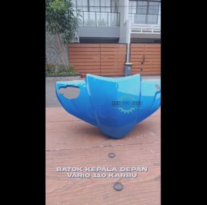Batok Kepala Depan Vario Lama 110 Karbu Biru / Cover Batok Bagian Depan