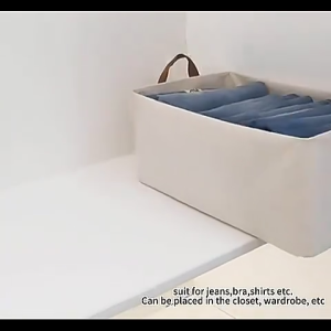 SG Baby Clothes Storage Box Foldable Large Dividers Drawer Cationic Fabric Steel Frame Support