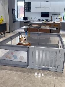 Baby Playpen For Baby Fence Playpen For Baby Playard Safety Playpen For Baby Fence Living Room Grating Drop-Resistant Heightening 婴儿围栏