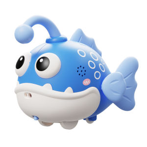 0-3 Year-Old Baby Crawling Learning Electric Simulation Swing Fish Smart Sensor Light and Music Fun Dancing Clownfish and Octopus Early Education and Educational Toy