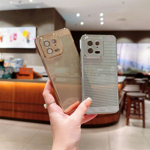 Plating Breathable Heat Dissipation Phone Case For iPhone 15 14 13 12 11 Pro Max 7 8 Plus XR XSMax Thin Hard Electroplated Cover