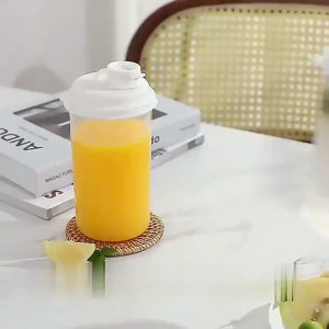 MI-C1439 Botol Air Minum Shaker 540ML BPA Free / Tumbler Minum Bottle Bening Portable / Botol Jus