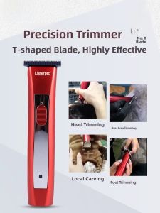 LISTER Pet Hair Trimmer Silent Dog Clipper Cat Foot Hair Removal Professional Electric Push Cutter Pet Grooming Tools