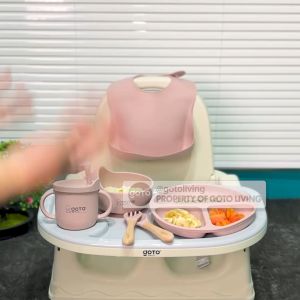 Goto Fay Tableware Set Alat Makan Bayi Silikon Peralatan Mpasi 5in1