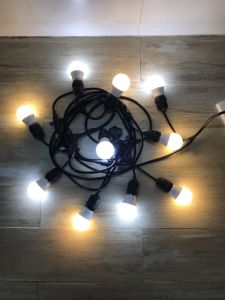 dây đui E27 kèm bóng 3w kín nước